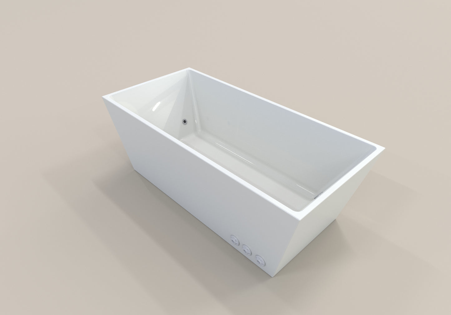 Angled back side view of Deluxe Plunge for home or gym use.