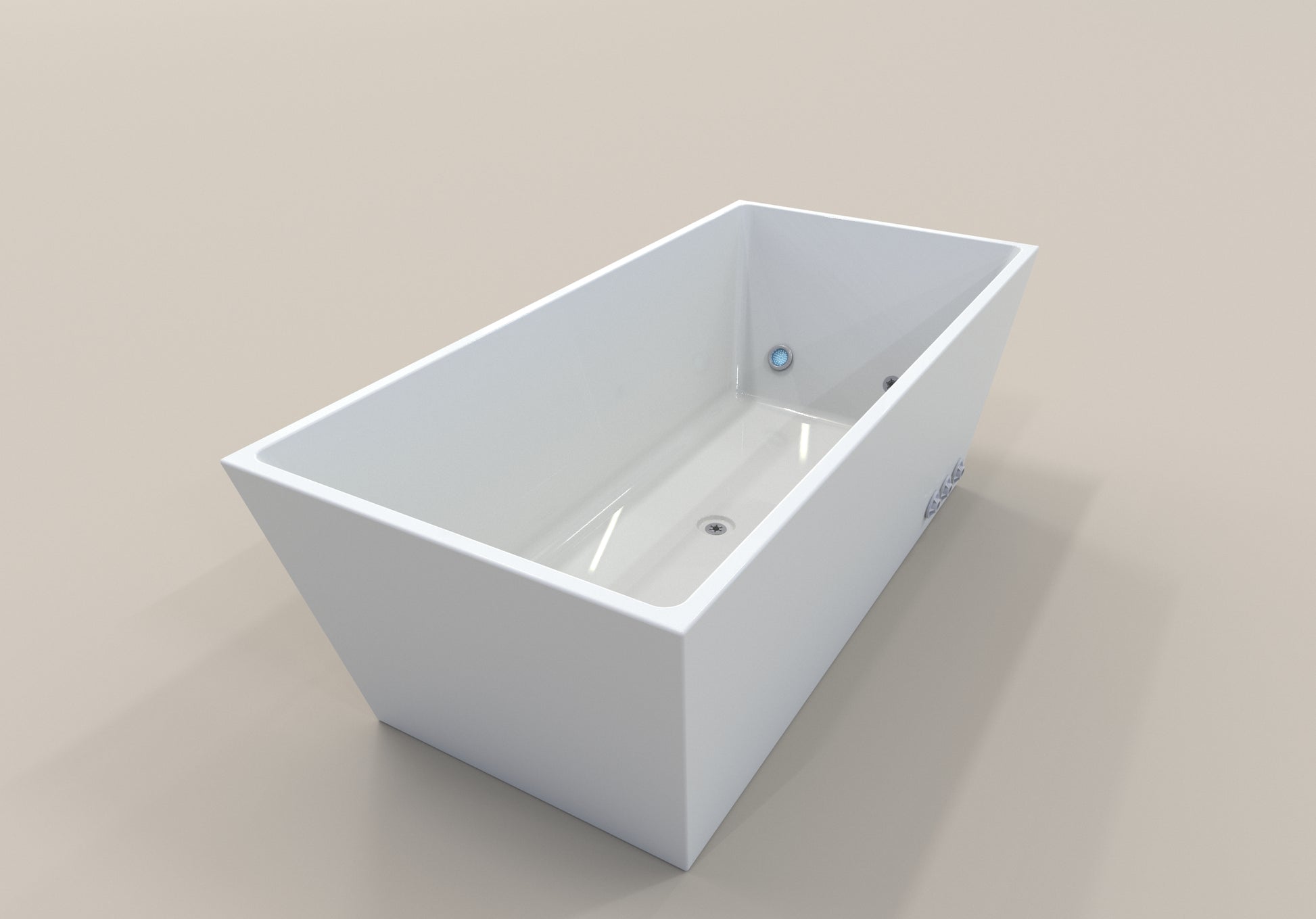 Angled side view of Deluxe Plunge for home or gym use.