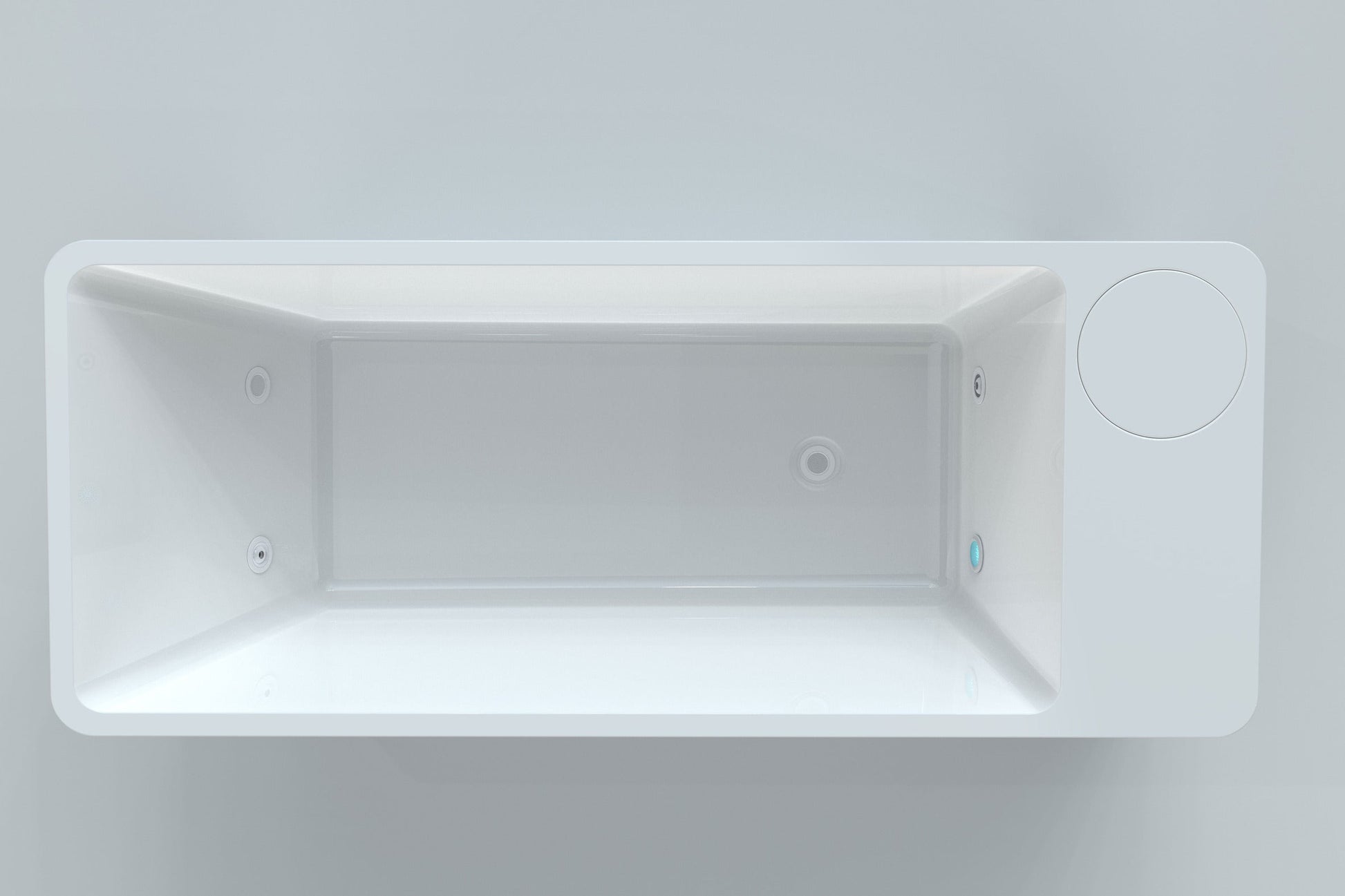 Top-down view of Elite Plunge showing internal acrylic finish.